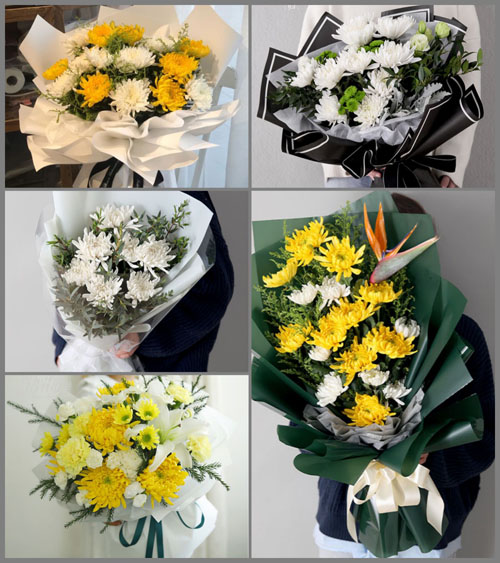 河北沧州黄骅市黄骅镇白事花束代送